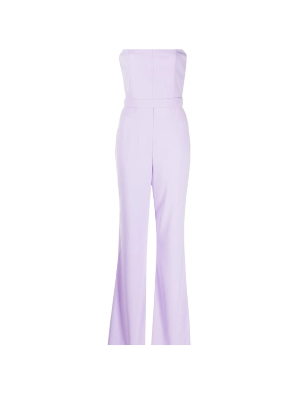 Alice + Olivia Lavera Crepe Flared Leg Jumpsuit - Picture 5 of 10